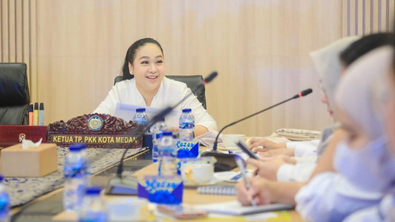 Ketua TP PKK Kota Medan Pimpin Rapat Persiapan Rakernas XVIII APEKSI