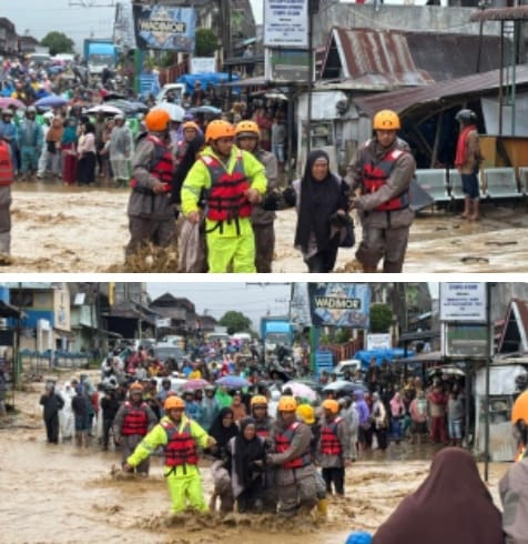 Bencana Alam di Sumut , 86 Kejadian dan 72 Korban Terdampak.Polda Sumut All Out Kerahkan 492 Personel untuk Evakuasi dan Penyelamatan