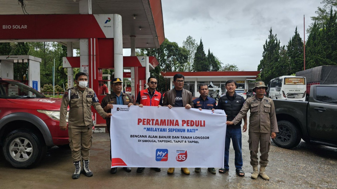 Pertamina Patra Niaga Sumbagut Gerak Cepat Penanganan Bencana di Tapanuli Utara