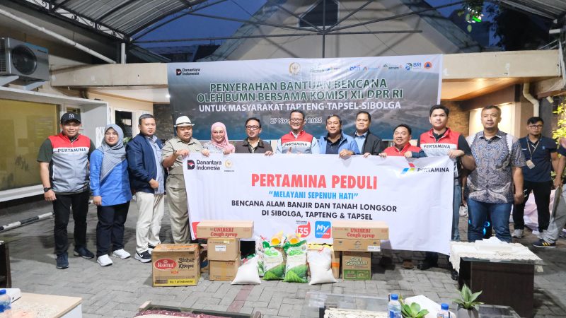 Satgas Natal dan Tahun Baru, Pertamina Patra Niaga Sumbagut Berikan Bantuan bagi Warga Terdampak Bencana