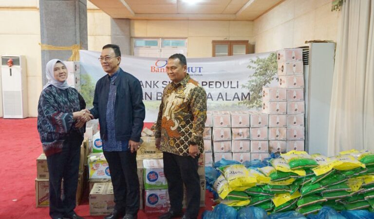 Bank Sumut Peduli Salurkan Bantuan untuk Korban Bencana Alam