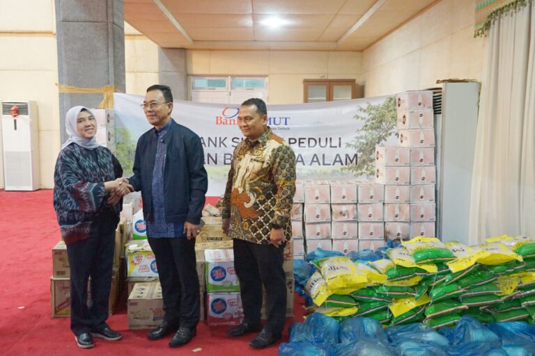 Bank Sumut Peduli Salurkan Bantuan untuk Korban Bencana Alam