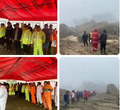 Polres Humbahas : Pencarian Korban Longsor Terus Dilanjutkan Ditengah Cuaca Ekstrem