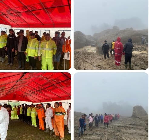 Polres Humbahas : Pencarian Korban Longsor Terus Dilanjutkan Ditengah Cuaca Ekstrem