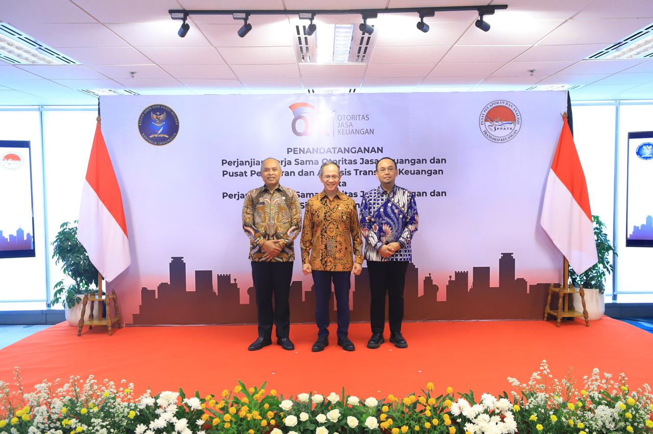 OJK, PPATK dengan BSSN Sepakati Sinergi Penguatan Integritas dan Keamanan Sektor Jasa Keuangan