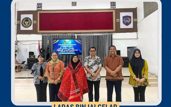 Lapas Binjai Gelar Pelepasan Pegawai Purnabakti.