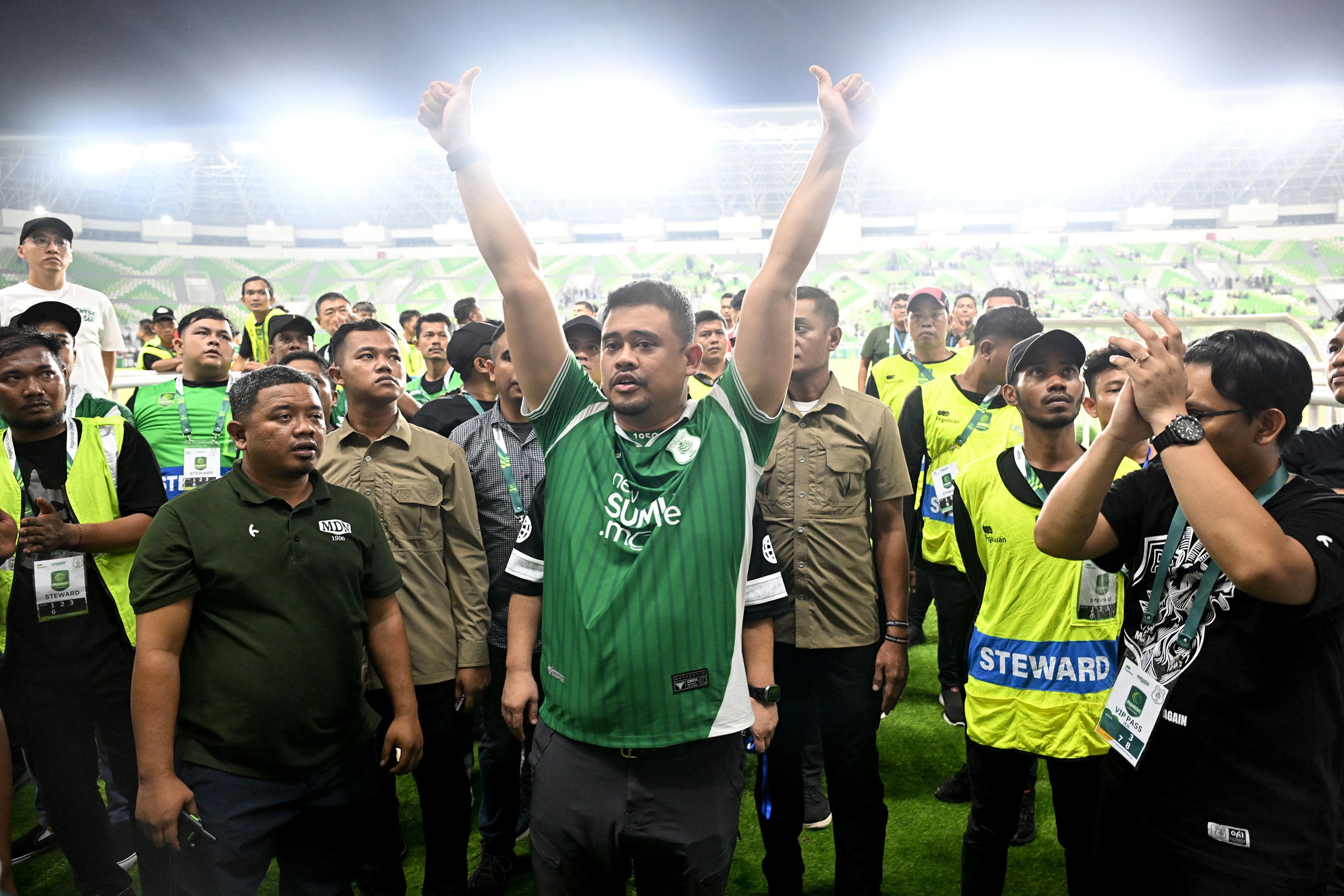 Bobby Nasution Beri Semangat PSMS Medan Usai Takluk 0-2 dari Garudayaksa FC
