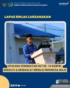 Upacara Peringatan HUT ke-50 Kopri Bersatu & Berdaulat Menuju Indonesia Maju