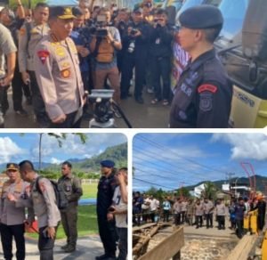 Sinergi Negara untuk Masyarakat: Brimob Polda Sumut Amankan Peninjauan Presiden, Panglima TNI, dan Kapolri