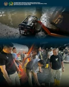Banjir Berangsur SurutRutan Tanjung Pura Mulai Melakukan Pemulihan Area Sekitar Rutan
