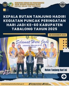 Kepala Rutan Tanjung Hadiri Kegiatan Puncak Peringatan Hari Jadi ke-60 Kabupaten Tabalong Tahun 2025
