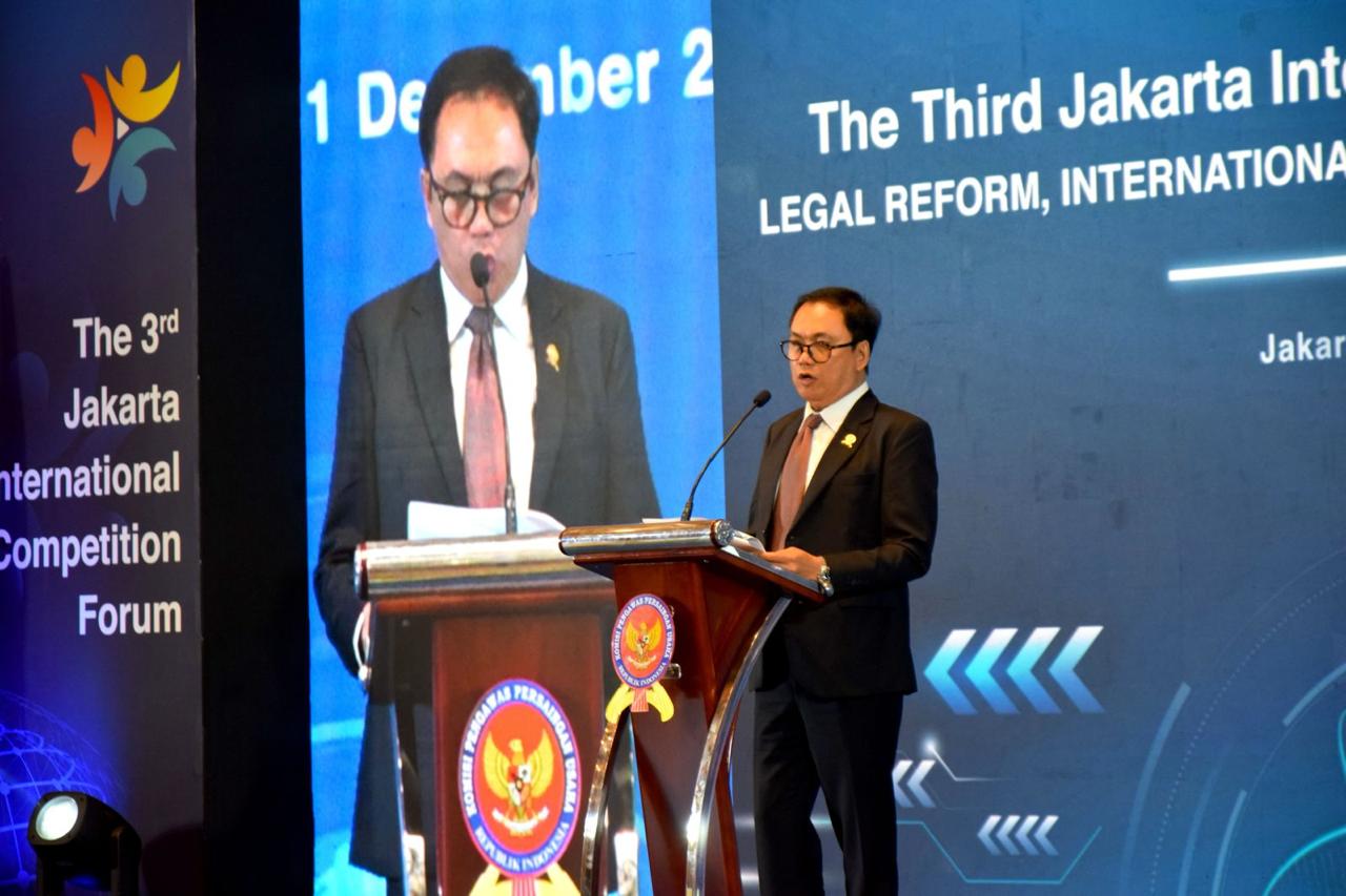 KETUA KPPU: 3JICF Mempertegas Urgensi Reformasi Hukum di Era Algoritma