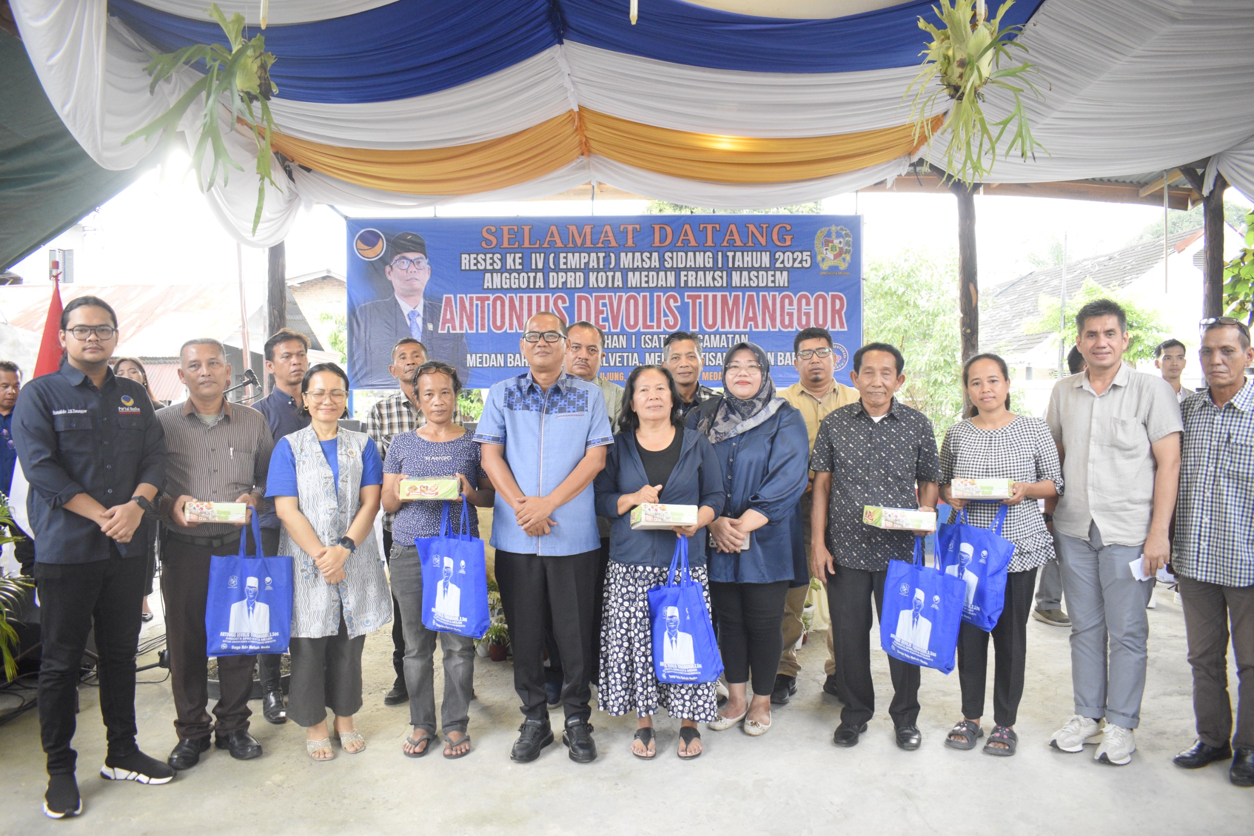 Reses Akhir Tahun, Antonius Tumanggor Dengar Langsung Aspirasi 16 STM Kelurahan Sei Agul