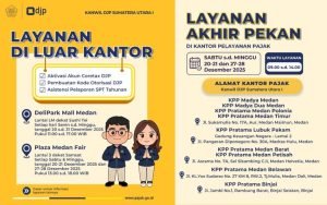 DJP Sumut I Hadirkan Layanan hingga di Pusat Perbelanjaan