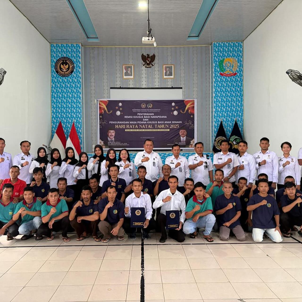 Kado Natal Terbaik, 39 Warga Binaan Lapas Padangsidimpuan Peroleh Remisi Khusus Natal