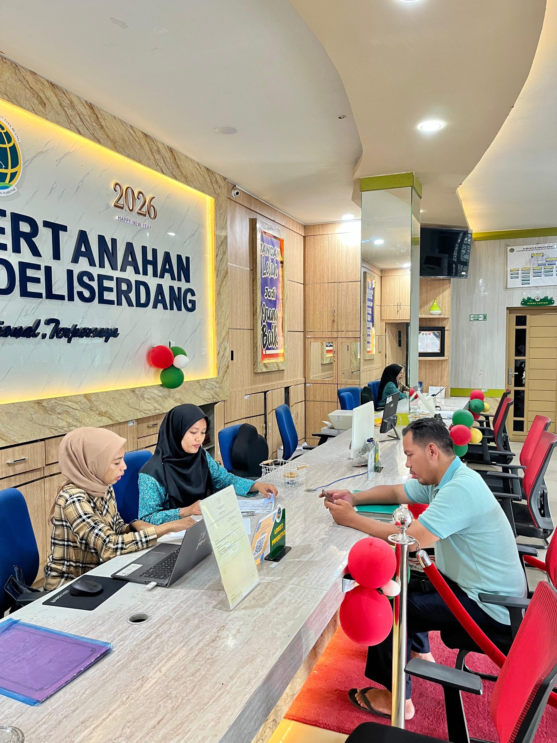 Layanan Pertanahan Deli Serdang Tetap Dibuka Selama Libur Nataru