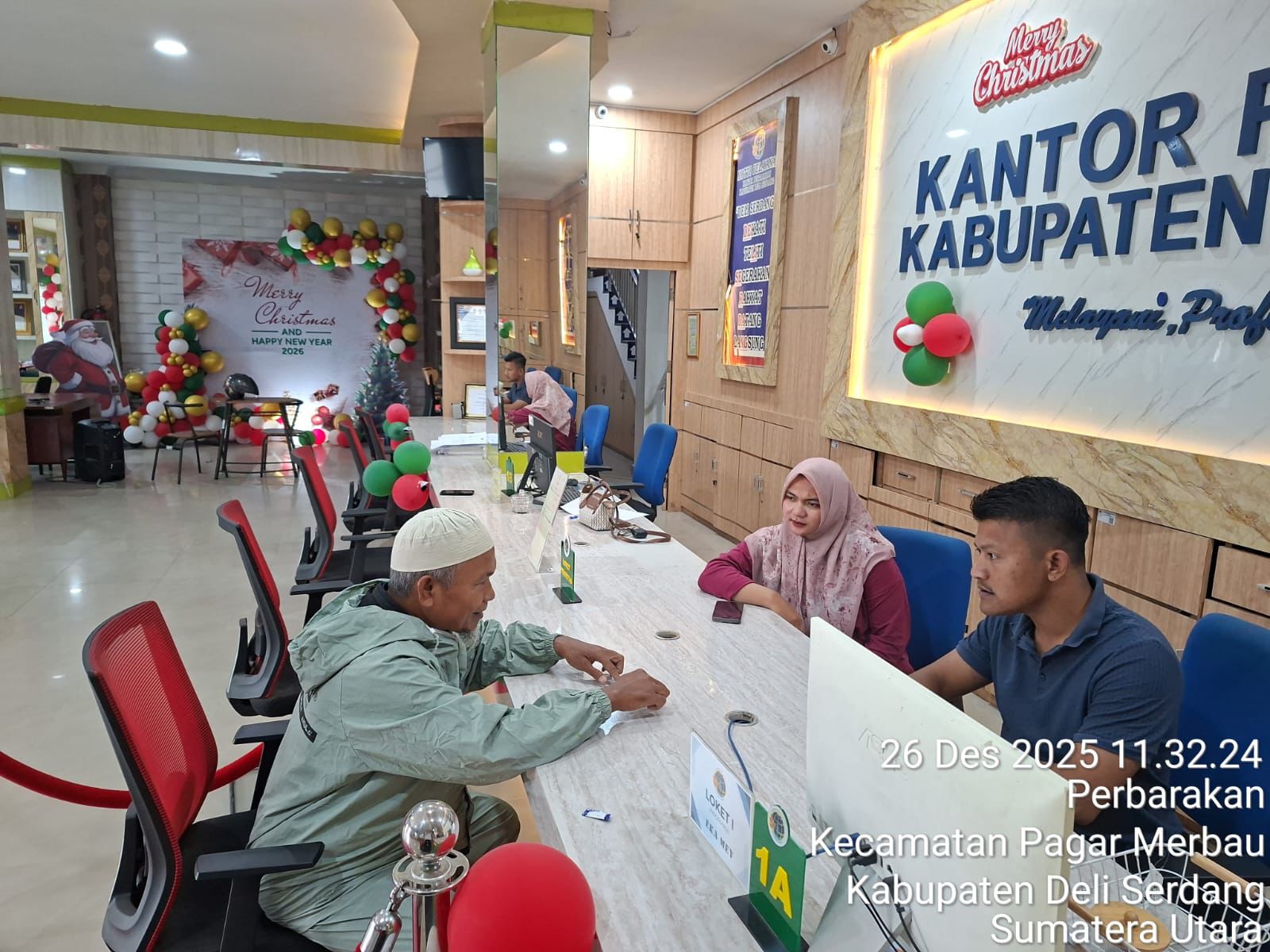 Layanan Pertanahan Tetap Buka di Libur Nataru, Kantor Pertanahan Deli Serdang Hadirkan Pelayanan Terbatas untuk Masyarakat