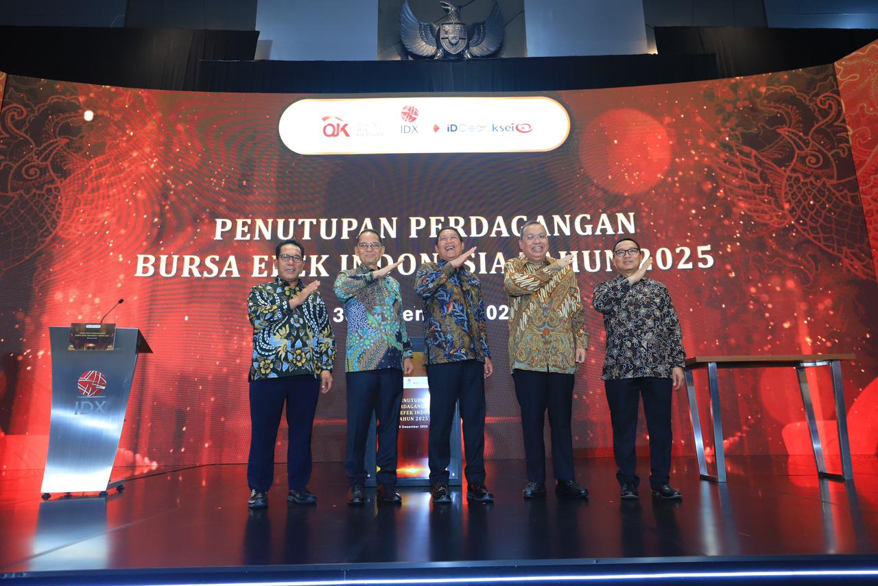 Pasar Modal Indonesia Menguat Sepanjang Tahun 2025 pada Penutupan Perdagangan Bursa Efek Indonesia