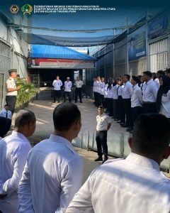 Apel Perdana Tahun 2026 Karutan Tanjung Pura Ajak Jajaran Lebih Semangat dan Tingkatkan Kinerja