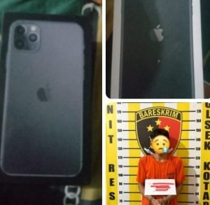 Tertidur di Musholla SPBU, Handphone Pemudik Raib; Pelaku Dibekuk Polsek Kota Pinang Kurang dari 24 Jam