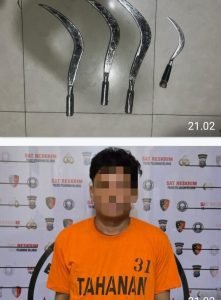 Tim Gabungan Jatanras Polda Sumut dan Polres Pelabuhan Belawan Tangkap Tiga Pelaku Tawuran