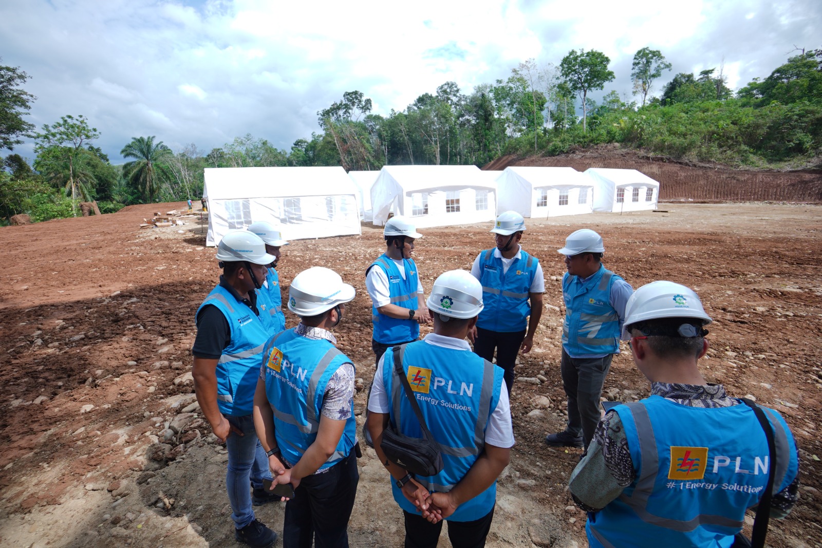 GM PLN UID Sumatera Utara Cek Langsung Kesiapan Kelistrikan Huntara Pascabencana