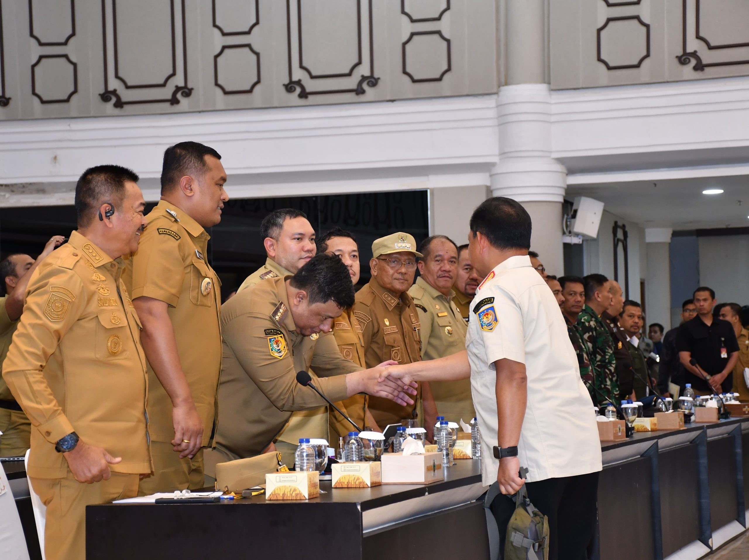 Bupati Samosir Hadiri Rakor Percepatan Rekonstruksi Pasca Bencana Sumut