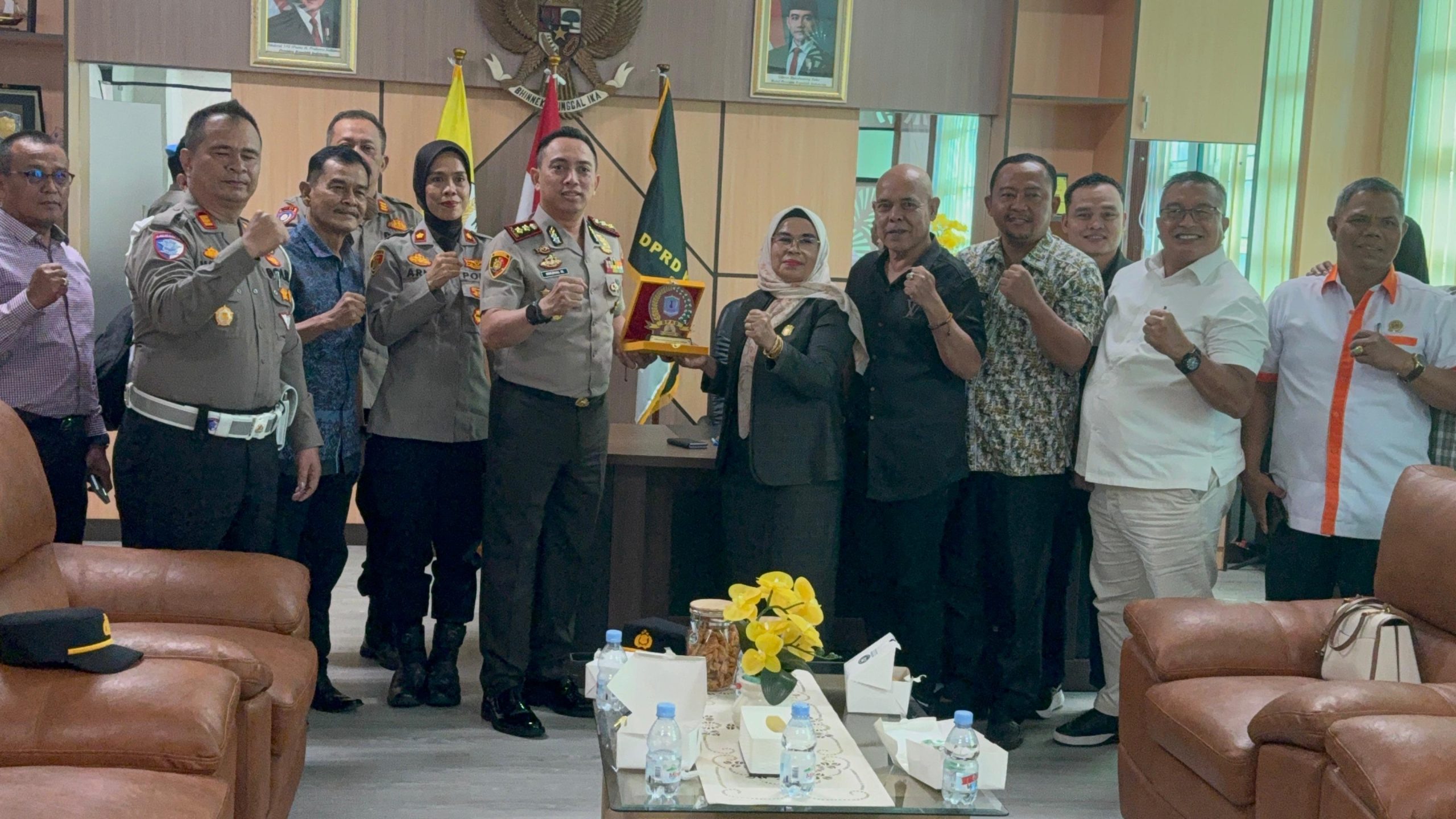 KAPOLRES BINJAI BERSAMA PJU POLRES BINJAI LAKSANAKAN SILATURAHMI