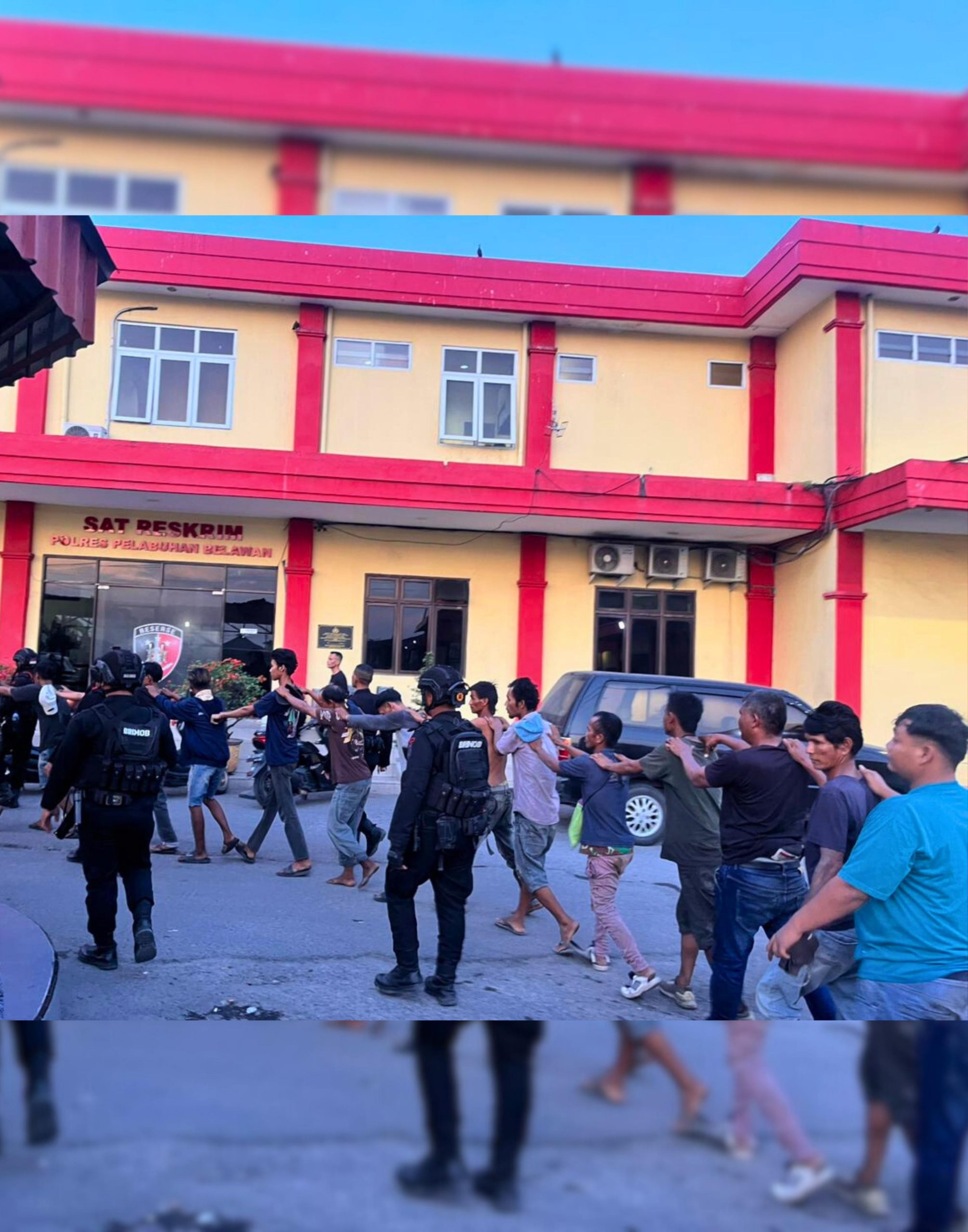 Yang Dianggap Biasa di Belawan, Kini Ditindak: Satuan Brimob Polda Sumut dan Polres Belawan Amankan 17 Pelaku Pungli dan Narkoba