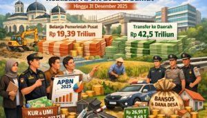 Kinerja APBN di Provinsi Sumatera Utara sampai 31 Desember 2025
