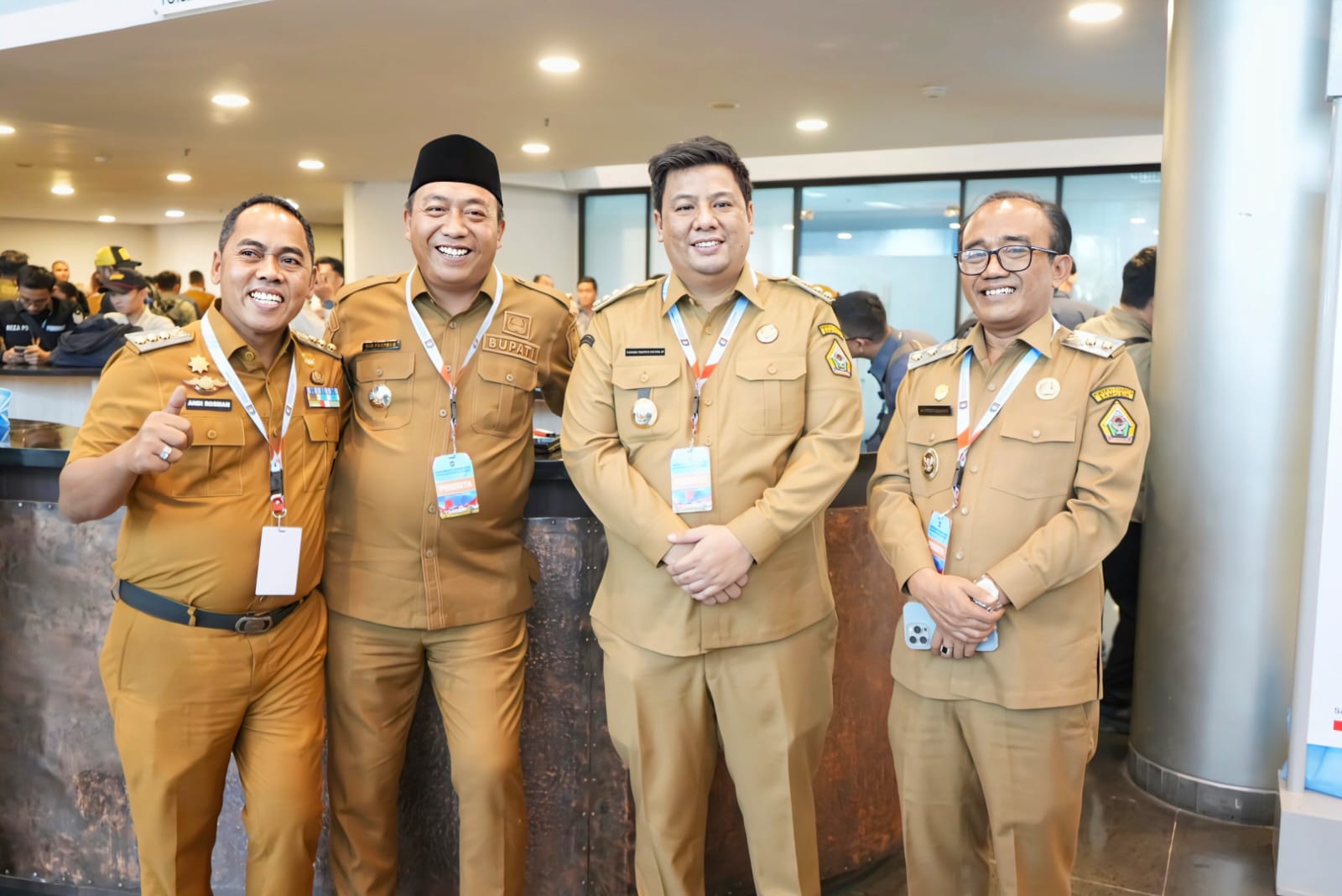 Bupati/Wabup Samosir Bersinergi Forkopimda Hadiri Rakornas