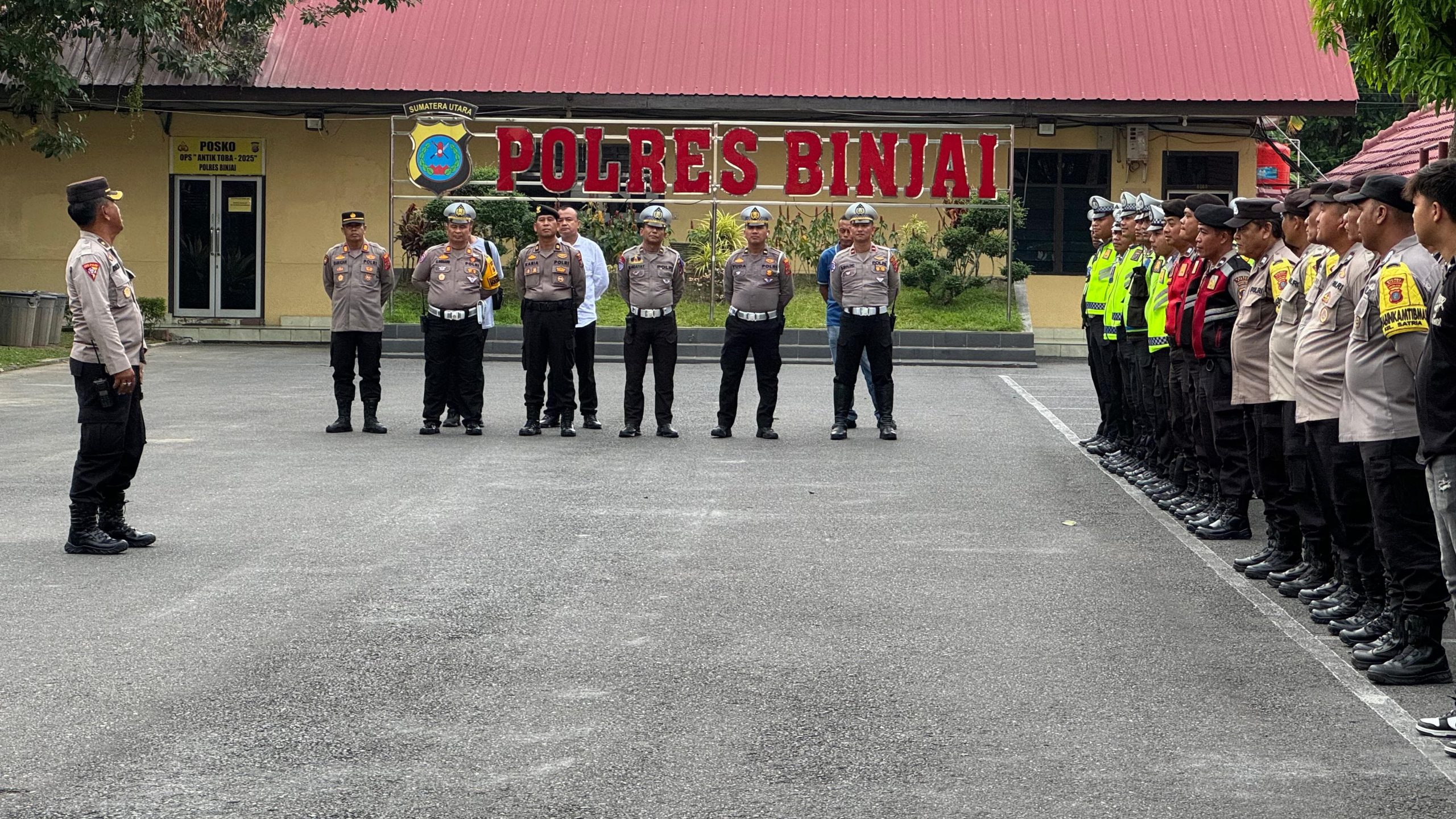 POLRES BINJAI TERJUNKAN PERSONIL AMANKAN PERAYAAN THAIPUSAM KE 146