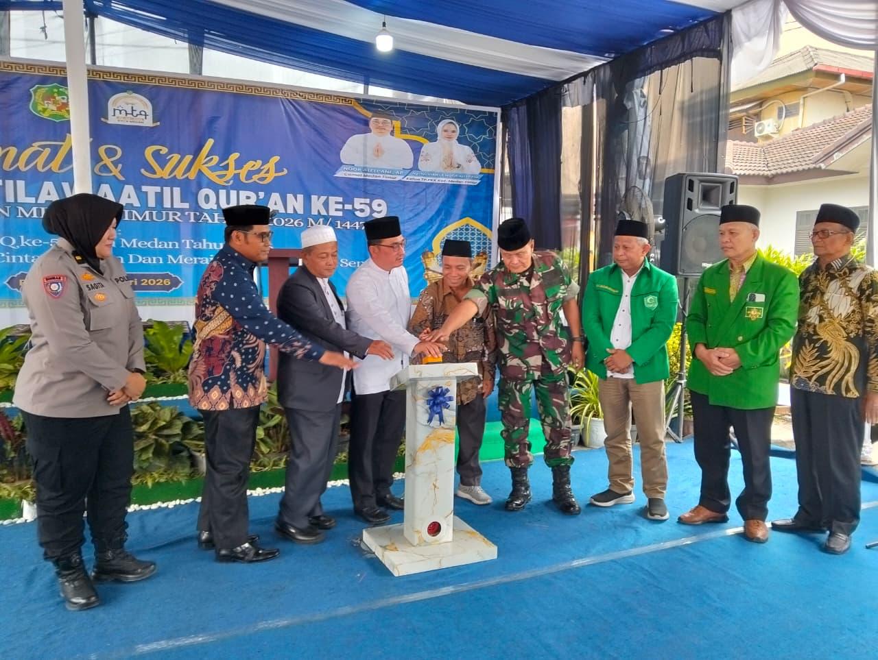 Polsek Medan Timur Diwakili Kanit Binmas Ipda Sagita Hadiri MTQ Ke-59 Tingkat Kec. Medan Timur T-2026