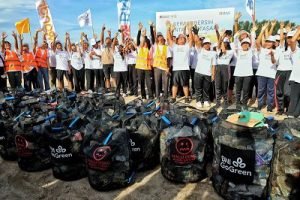 BNI Lanjutkan Aksi Bersih Pantai dengan Dukungan Sarana TPS3R Sekar Tanjung di Bali