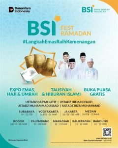 BSI Fest Ramadhan 2026 Tawarkan Diskon Paket Umrah di Gelar 9 Kota Besar di Indonesia
