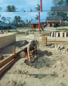 Brimob Batalyon C Kawal Pembangunan Hunian Tetap dan Sementara di Batang Toru