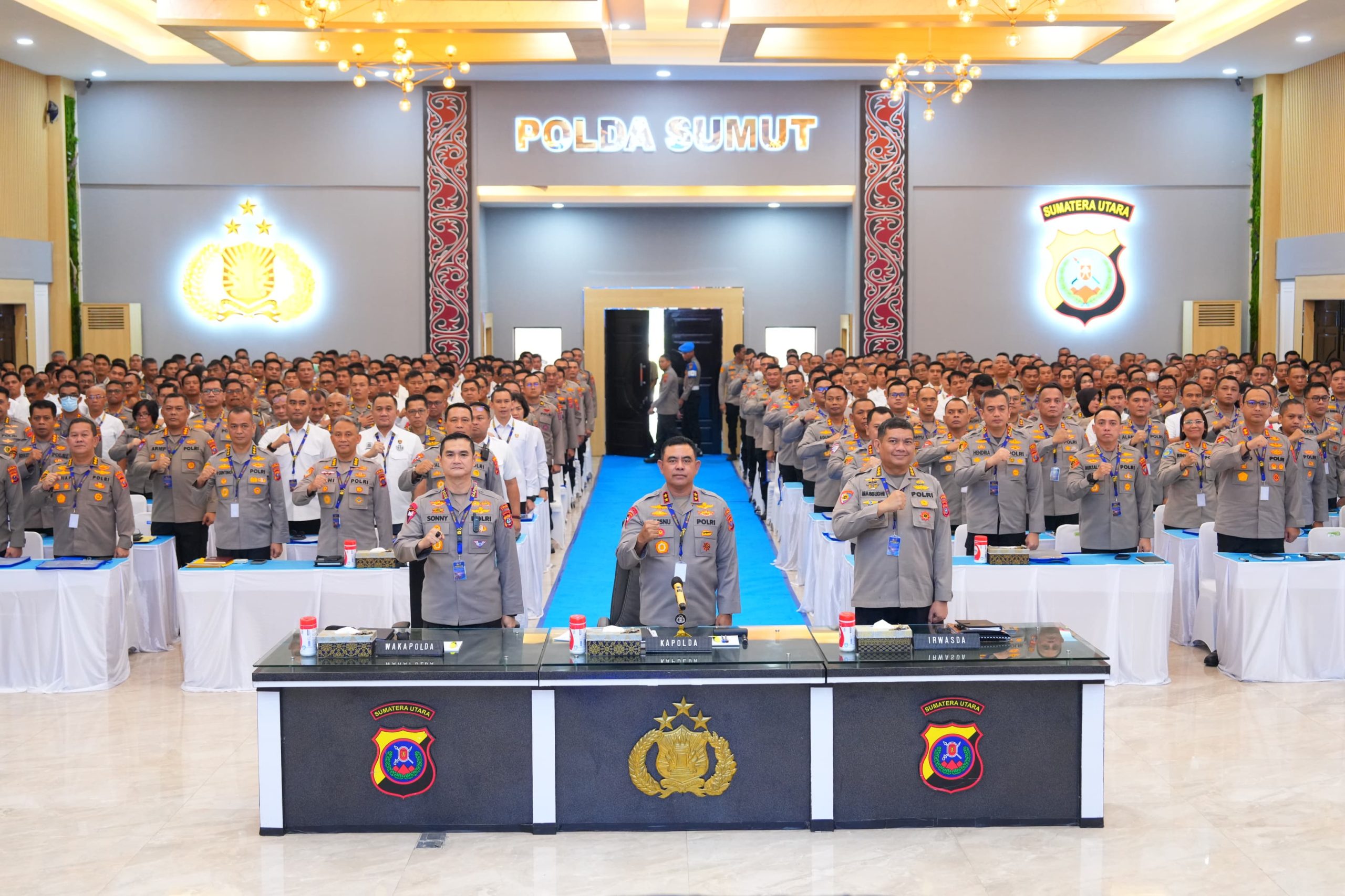 RAPIM 2026, Polda Sumut Tegaskan Komitmen Dukung Program Kerja Pemerintah dan Stabilitas Kamtibmas