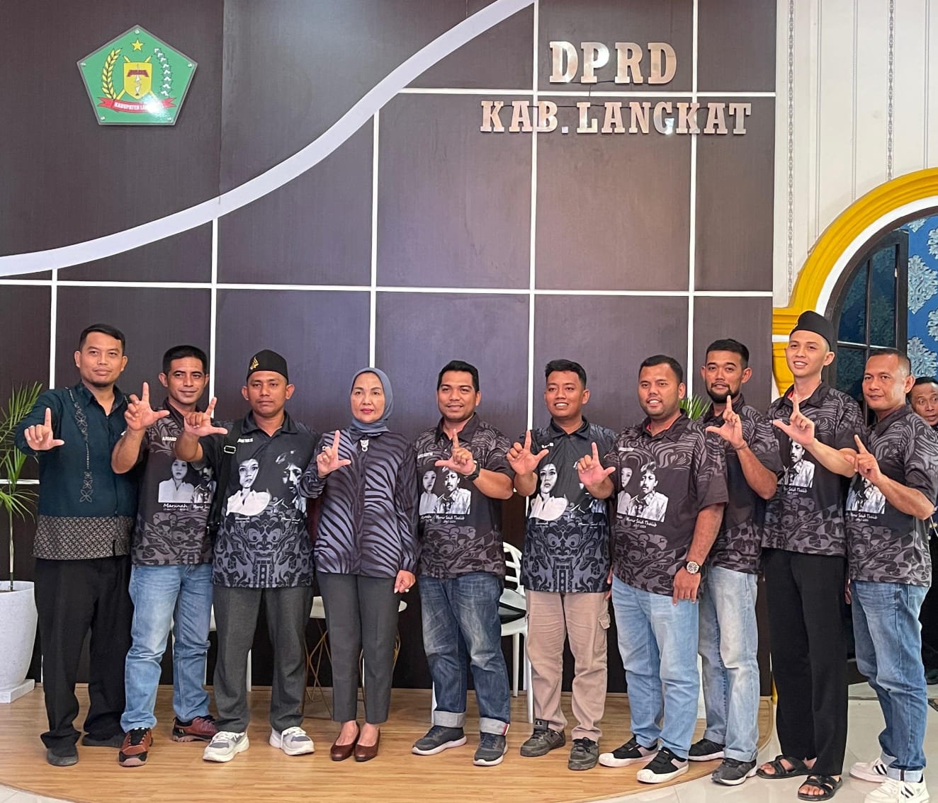 Ketua DPRD Langkat siap menjadi Orang tua organisasi Buruh Fordisbuni