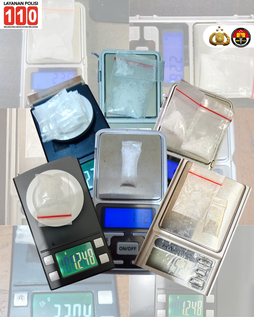 Polres Binjai Tangkap 11 Orang Bandar Narkoba, Selama Bulan Suci Ramadhan