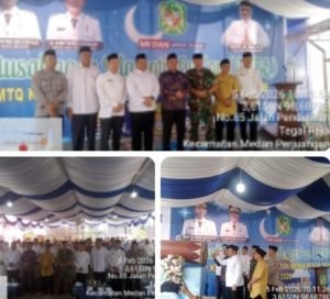 Kapolsek Medan Timur Kompol Agus M Butarbutar SH Diwakili Kanit Binmas Ipda Sagita Ifani Menghadiri MTQ ke-59 Tingkat Kec.Medan Perjuangan.
