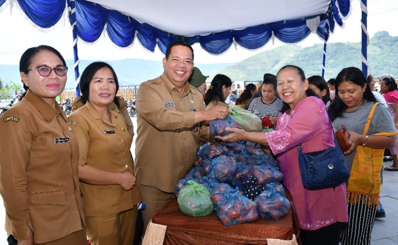 Pemkab Samosir, Gelar Gerakan Pangan Murah