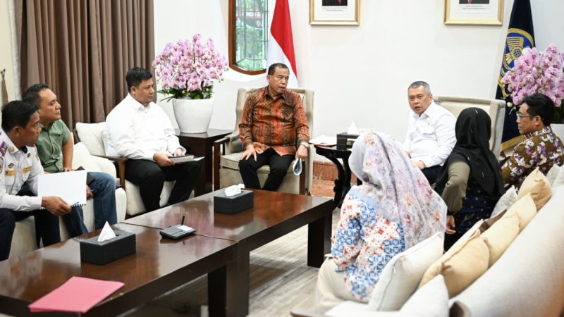 Bupati Samosir Temui Menhub Usulkan Jalur Penyeberangan Danau Samosir–Tongging