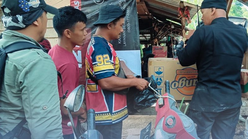 Tak Hanya Penegakan Hukum, Brimob Sumut Berbagi Kepedulian di Desa Panabari