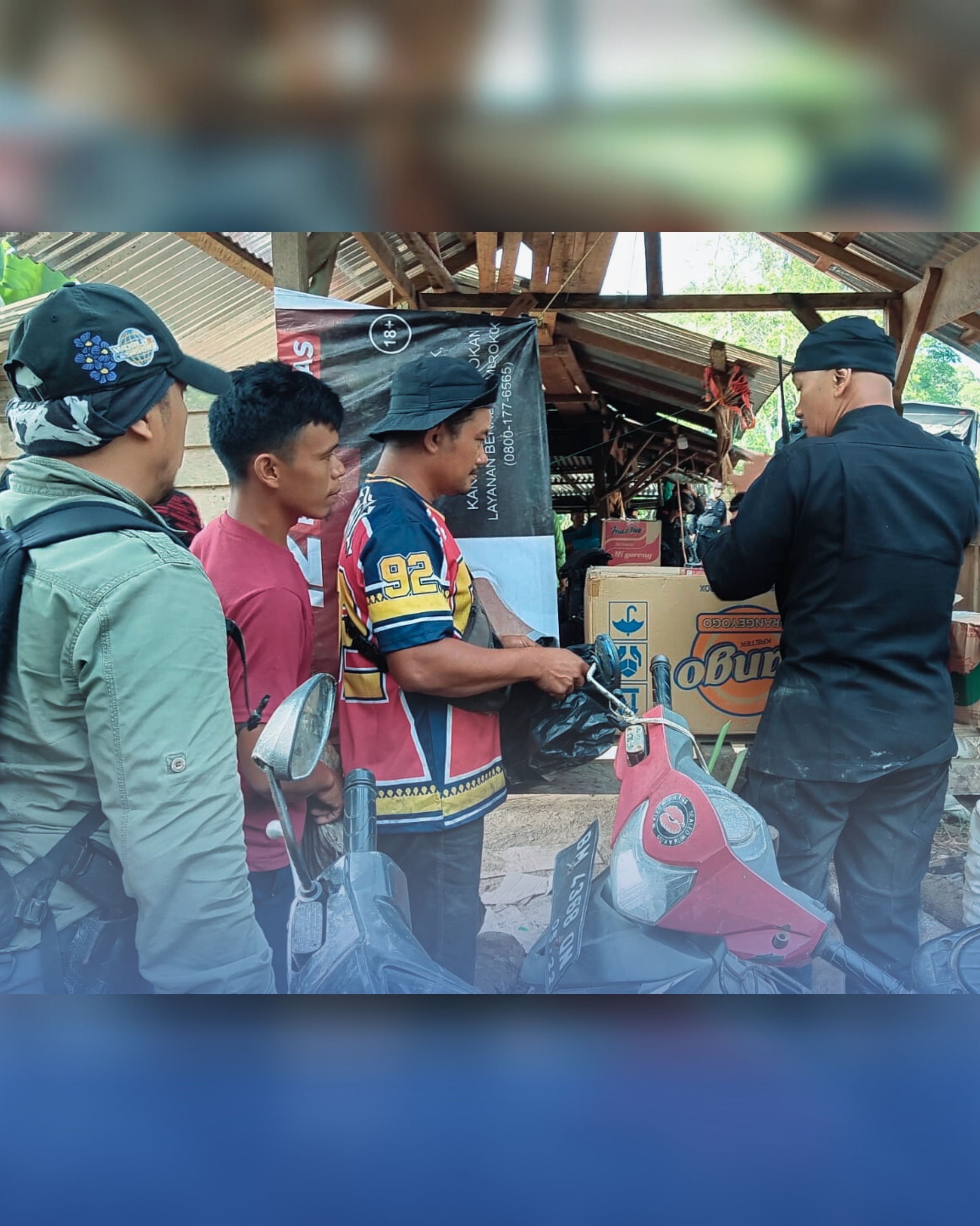 Tak Hanya Penegakan Hukum, Brimob Sumut Berbagi Kepedulian di Desa Panabari