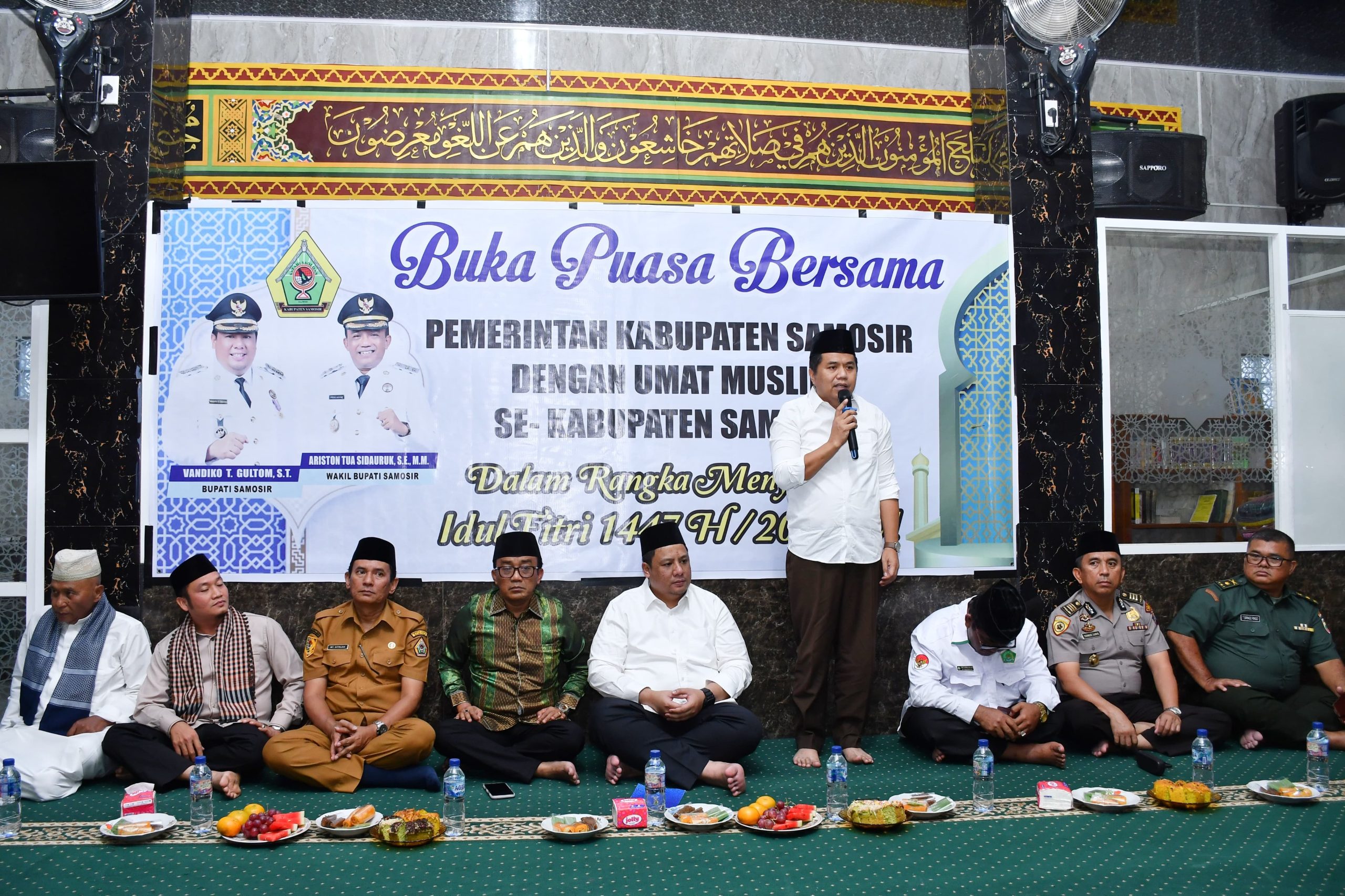 Bupati dan Wabup Samosir Buka Puasa Bersama Umat Muslim, Jalin Kerukunan Antarumat Beragama