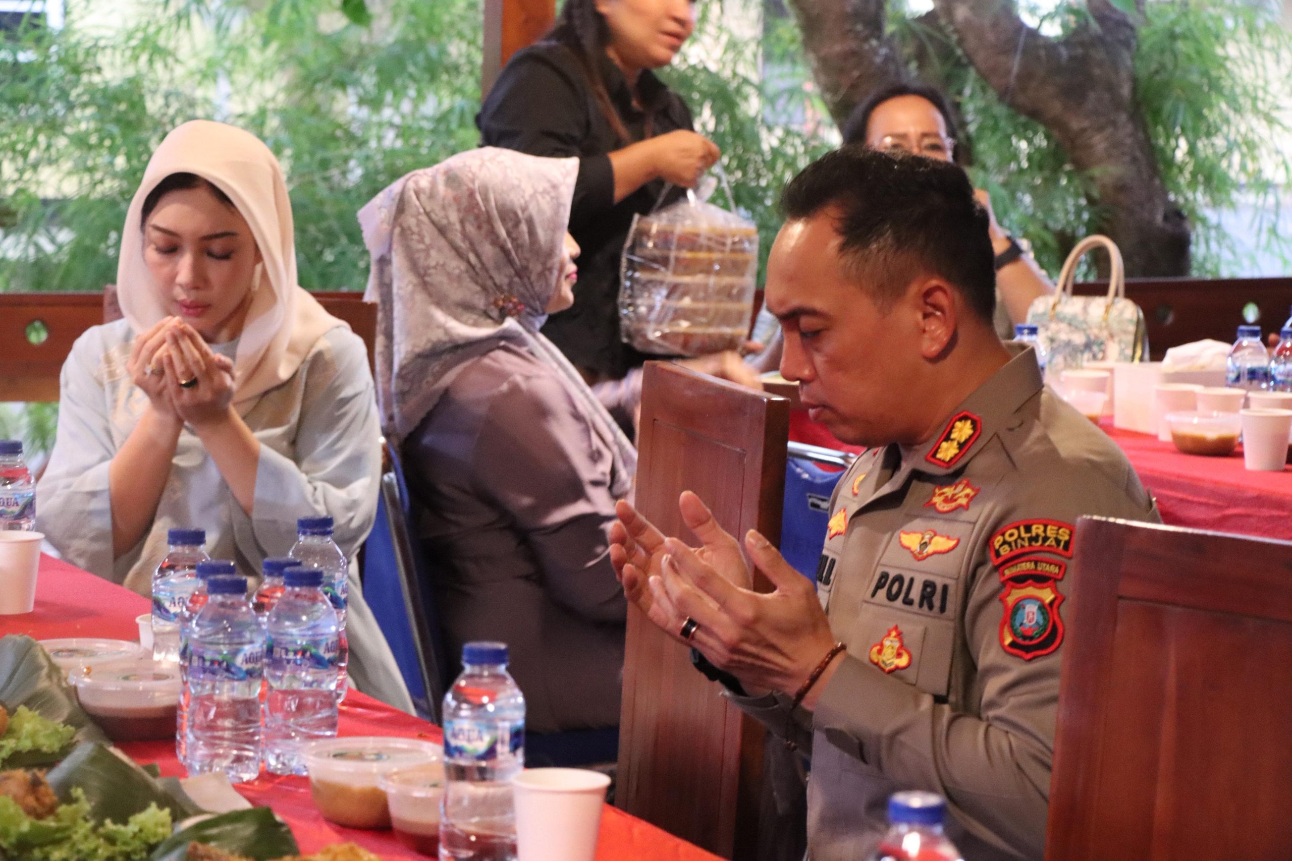 Kapolres Binjai Buka Puasa Bersama Pejabat Utama, Jelang Pergeseran Pasukan Ops Ketupat Toba 2026