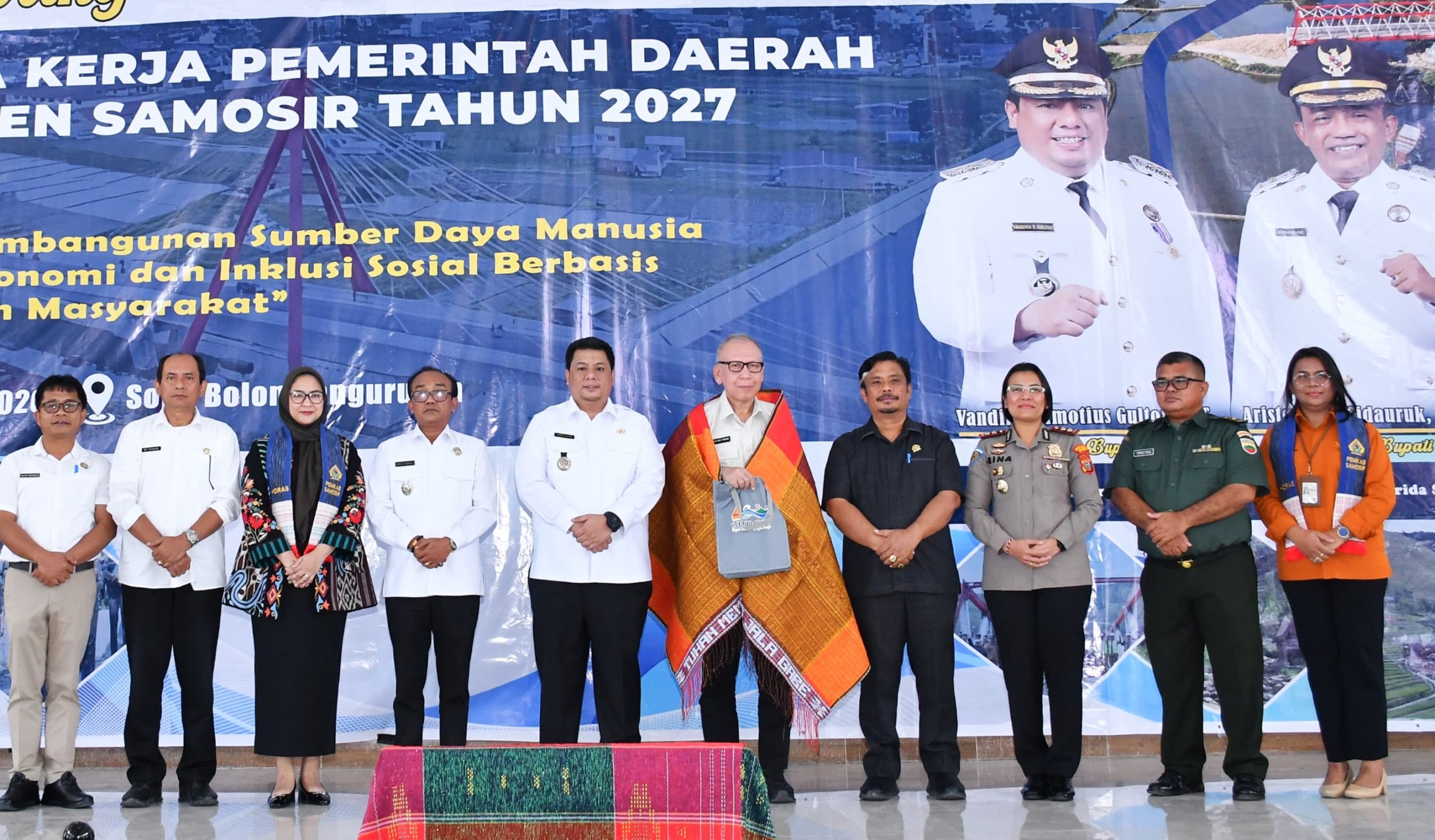 Bupati Samosir Buka Musrenbang RKPD 2027, Dorong Pembangunan SDM