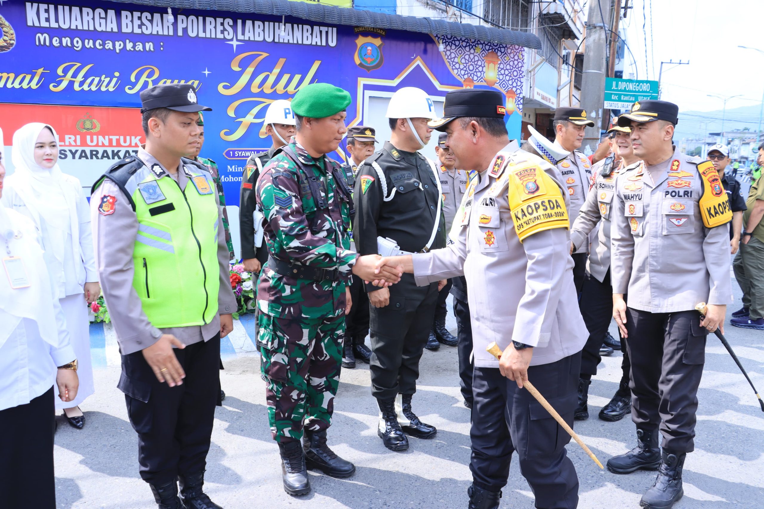 Kapolda Sumut Tinjau Pos Pam di Labuhanbatu, Pastikan Operasi Ketupat Toba 2026 Siap Amankan Arus Mudik