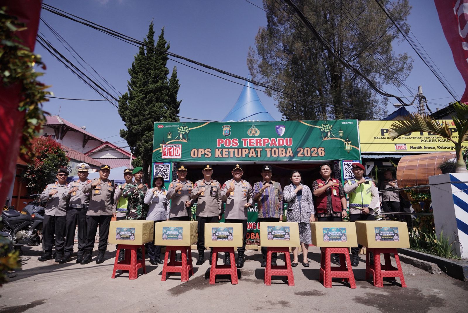 Kapolda Sumut tinjau langsung Operasi Ketupat Toba 2026 di Berastagi, pastikan pengamanan Arus balik maksimal