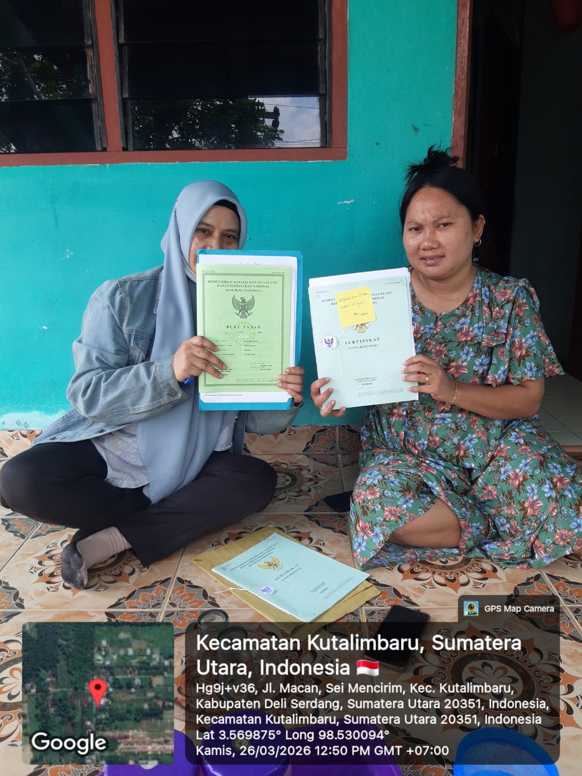 Pegawai Kantor Pertanahan Deli Serdang Jemput Bola, Sertipikat Residu PTSL 2018–2024 Dibagikan ke Masyarakat